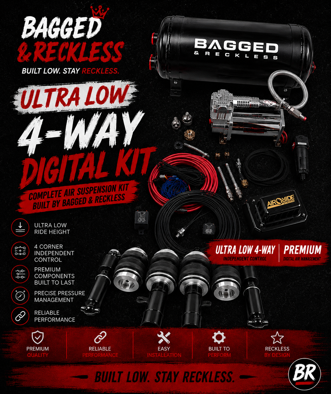 ULTRA LOW DIGITAL (4 WAY) 48.5MM STRUTS